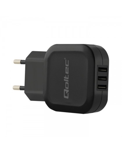 Qoltec 50191 Charger 17W | 5V | 3.4A | 3xUSB