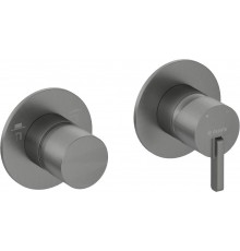 Shower mixer with shower switch - horizontal