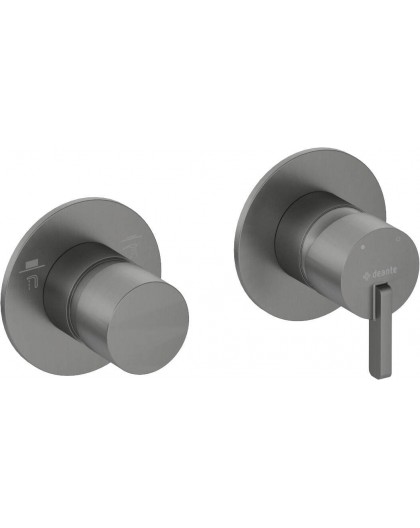 Shower mixer with shower switch - horizontal