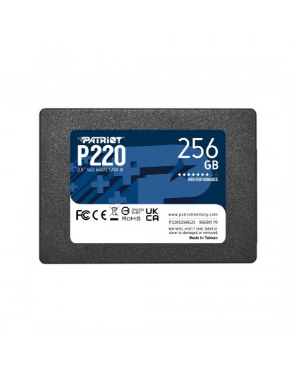 Patriot Memory P220 256GB 2.5" Serial ATA III