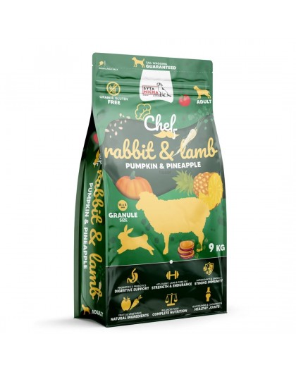 SYTA MICHA Chef Rabbit, lamb with pumpkin and pineapple - dry dog food - 9kg