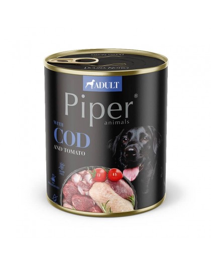 Dolina Noteci Piper with cod - Wet dog food 800 g
