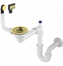 Siphon for 1-bowl granite sink - Space-Saver