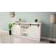Chest of drawers 160x80x35 GRANERO white/gloss white