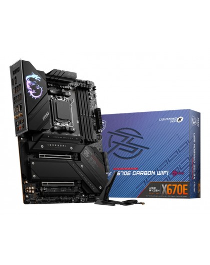 MSI MPG X670E CARBON WIFI motherboard AMD X670 Socket AM5 ATX
