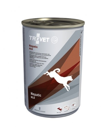 TROVET Hepatic HLD Chicken - Wet dog food - 400 g