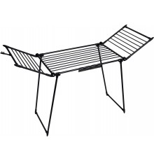 AMALFI foldable laundry drying rack, black