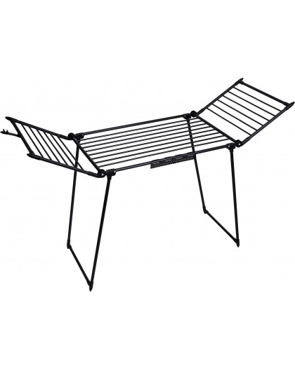 AMALFI foldable laundry drying rack, black