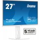iiyama ProLite 27" IPS technology panel with USB-C dock and RJ45 (LAN)