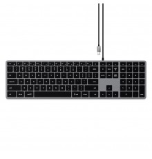 Satechi Slim W3 Keyboard USB-C with numpad (gray)