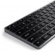 Satechi Slim W3 Keyboard USB-C with numpad (gray)