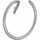 Wall towel rack - round