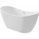 Freestanding acrylic oval bathtub 150 cm