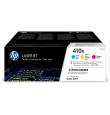 HP 410X 3-pack High Yield Cyan/Magenta/Yellow Original LaserJet Toner Cartridges