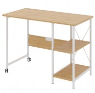 Maclean loft folding desk, dimensions: 107x45x75cm, max - 150 kg, with top, light beech color, MC-411 W