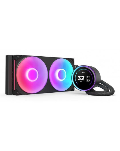 NZXT Kraken Elite 280 RGB Processor All-in-one liquid cooler 14 cm Black 1 pc(s)