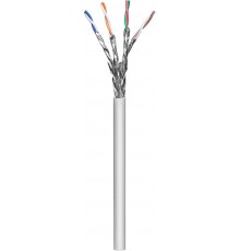 Intellinet Network Bulk Cat7 Cable, 23 AWG, Solid Wire, 305m, Grey, Copper, S/FTP, LSZH, CPR-Dca Rated, Drum
