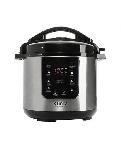 Camry CR 6409 multi cooker 6 L 1000 W Black,Stainless steel
