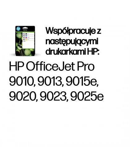 HP 963 4-pack Black/Cyan/Magenta/Yellow Original Ink Cartridges