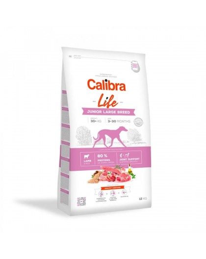 CALIBRA Life Junior Large breed Lamb - dry dog food - 12kg