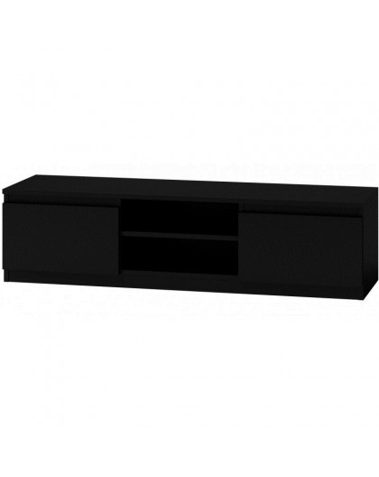 Topeshop RTV140 CZARNY TV stand/entertainment centre 2 shelves