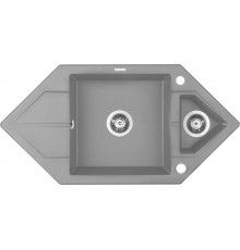 1.5-bowl granite sink with drainer - Space-Saver