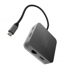 Green Cell AK61 notebook dock/port replicator USB 3.2 Gen 1 (3.1 Gen 1) Type-C Silver