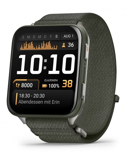 Garmin Venu X1 5.08 cm (2") AMOLED Digital 448 x 486 pixels Touchscreen Grey Wi-Fi GPS (satellite)