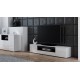 Cama TV stand VIVA 180 white/white gloss + black