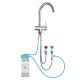 Dafi FLOW COMFORT D1 filtration system + VITO 3-way faucet chrome