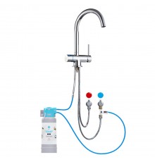 Dafi FLOW COMFORT D1 filtration system + VITO 3-way faucet chrome