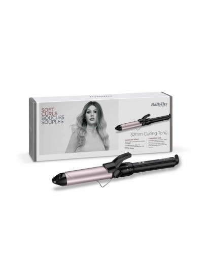BaByliss Pro 180 C332E Sublim’Touch 32 mm Curling iron Warm Black, Pink 70.9" (1.8 m)