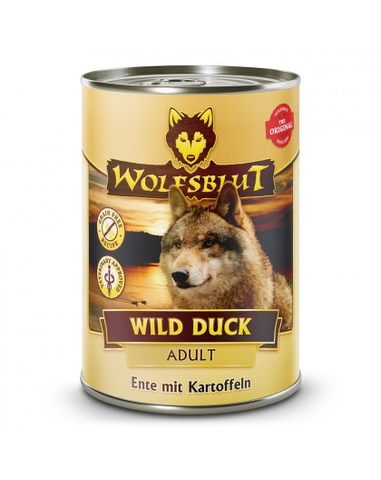 WOLFSBLUT Wild Duck Duck with potatoes - wet dog food - 395g