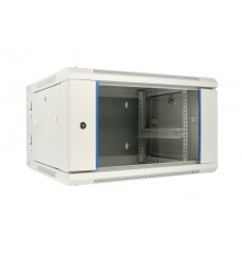 Extralink Rackmount cabinet 6U 600x600 AZH Gray wall mounted, swing type