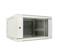 Extralink Rackmount cabinet 6U 600x600 AZH Gray wall mounted, swing type