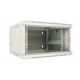 Extralink Rackmount cabinet 6U 600x600 AZH Gray wall mounted, swing type