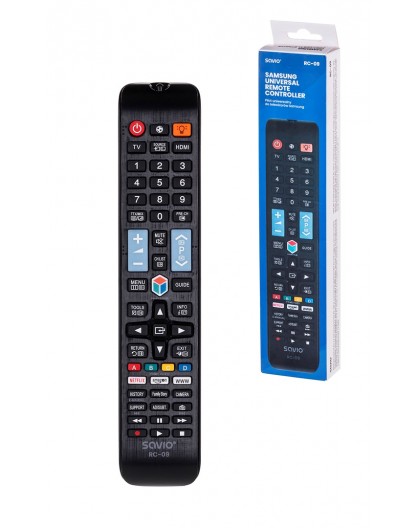 Savio RC-09 Infrared remote control Smart TV