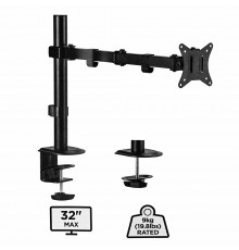 Gembird MA-D1-01 monitor mount / stand 81.3 cm (32") Black Desk