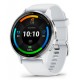 Garmin Venu 3 3.56 cm (1.4") AMOLED 45 mm Digital 454 x 454 pixels Touchscreen Silver, White Wi-Fi GPS (satellite)