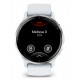 Garmin Venu 3 3.56 cm (1.4") AMOLED 45 mm Digital 454 x 454 pixels Touchscreen Silver, White Wi-Fi GPS (satellite)