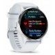 Garmin Venu 3 3.56 cm (1.4") AMOLED 45 mm Digital 454 x 454 pixels Touchscreen Silver, White Wi-Fi GPS (satellite)