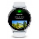 Garmin Venu 3 3.56 cm (1.4") AMOLED 45 mm Digital 454 x 454 pixels Touchscreen Silver, White Wi-Fi GPS (satellite)