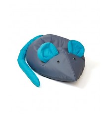 Sako bag pouffe Mouse grey-blue L 110 x 80 cm