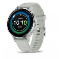 Garmin Venu 3S 3.05 cm (1.2") AMOLED 41 mm Digital 390 x 390 pixels Touchscreen Grey, Silver Wi-Fi GPS (satellite)