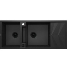 2-bowl magnetic granite sink with drainer