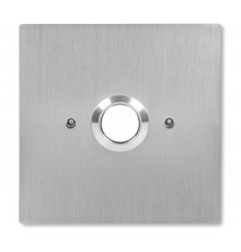 ACO INS-OB-60 NO Button for Output, Illuminated, Flush-mounted, Stainless Steel, for O60 Electrical Box