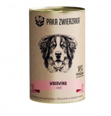 PAKA ZWIERZAKA Beef and herring - wet dog food - 400g