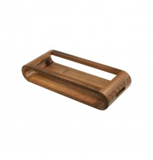 Double-sided walnut wood tray Artelegno VASD - 37 cm