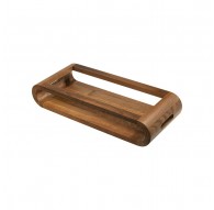 Double-sided walnut wood tray Artelegno VASD - 37 cm