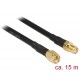 DeLOCK 15m CFD200 coaxial cable SMA